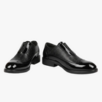 Felix Oxford Shoes - Ostrich-Embossed
