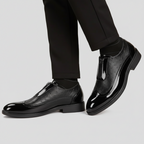 Felix Oxford Shoes - Ostrich-Embossed