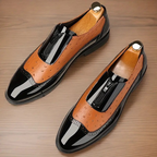 Felix Oxford Shoes - Ostrich-Embossed
