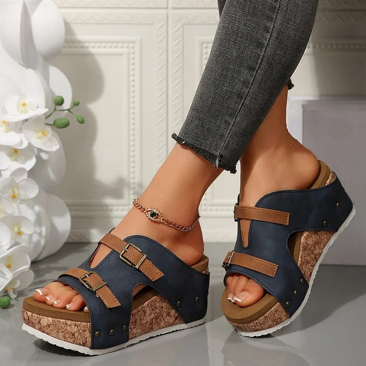 Saskia Comfort Wedge Sandals