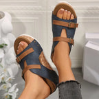 Saskia Comfort Wedge Sandals
