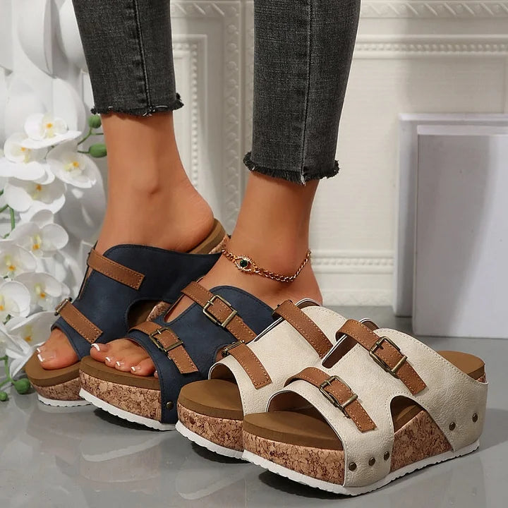 Saskia Comfort Wedge Sandals