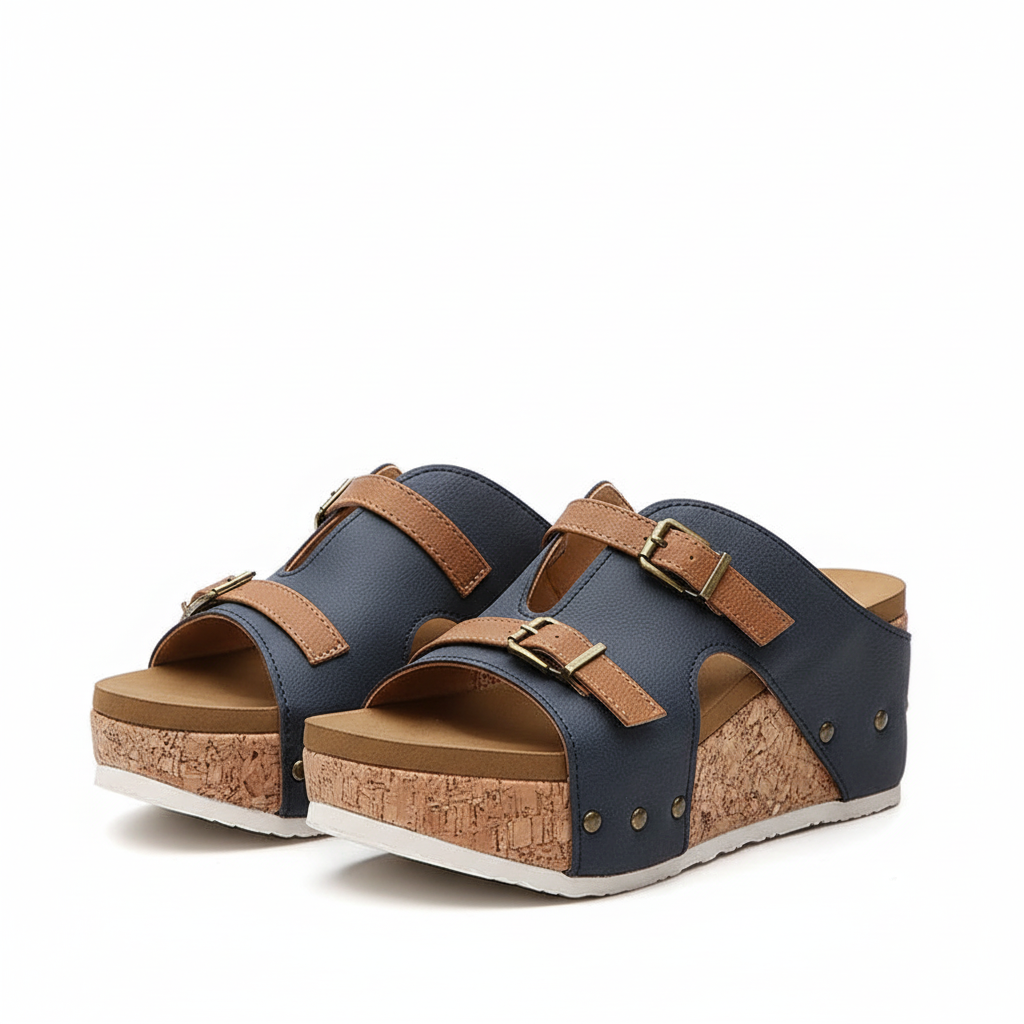 Saskia Comfort Wedge Sandals