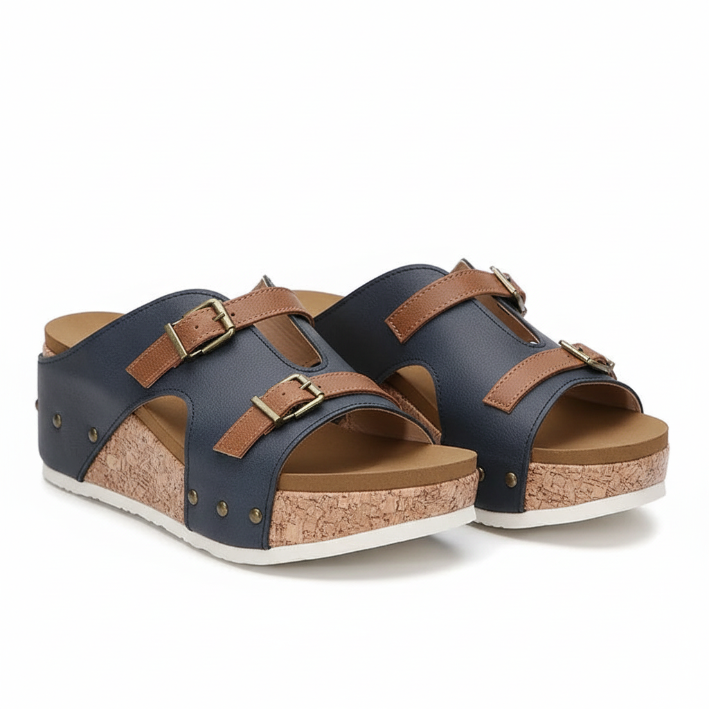 Saskia Comfort Wedge Sandals