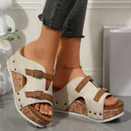 Saskia Comfort Wedge Sandals