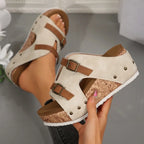 Saskia Comfort Wedge Sandals