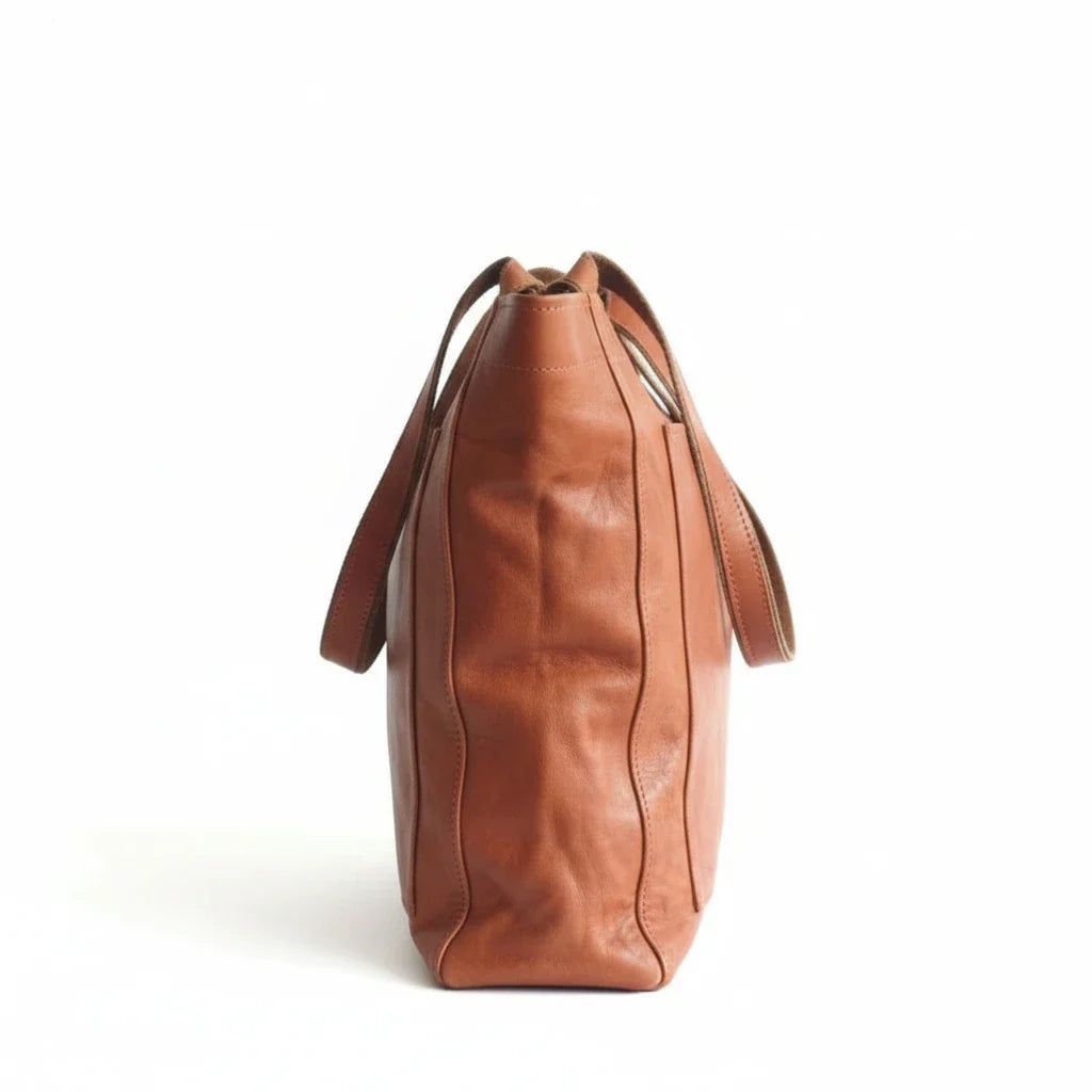 Women's Elvi Structured Leather Shoulder Bag