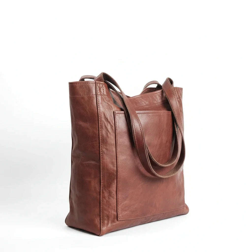 Women's Elvi Structured Leather Shoulder Bag