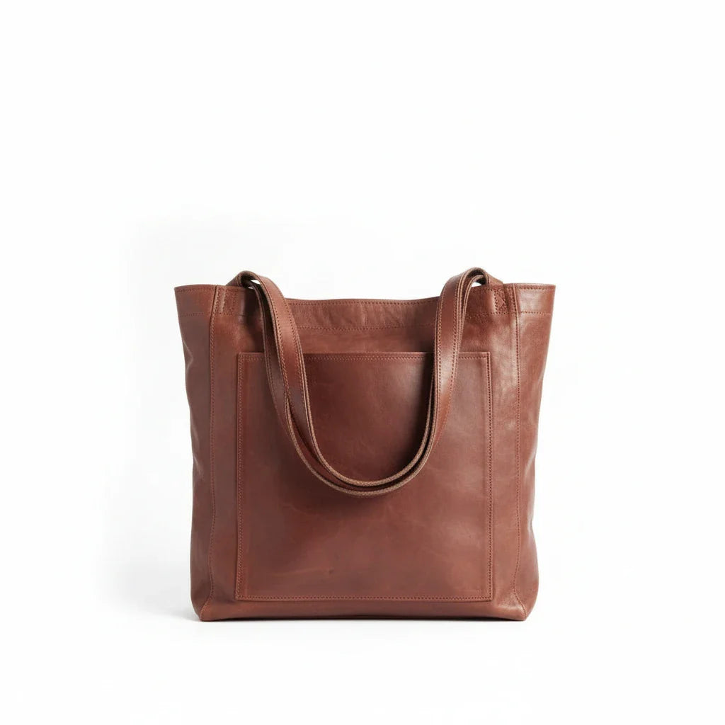 Women's Elvi Structured Leather Shoulder Bag