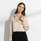 Women's Vira Luxurious Classic Satin Blouse