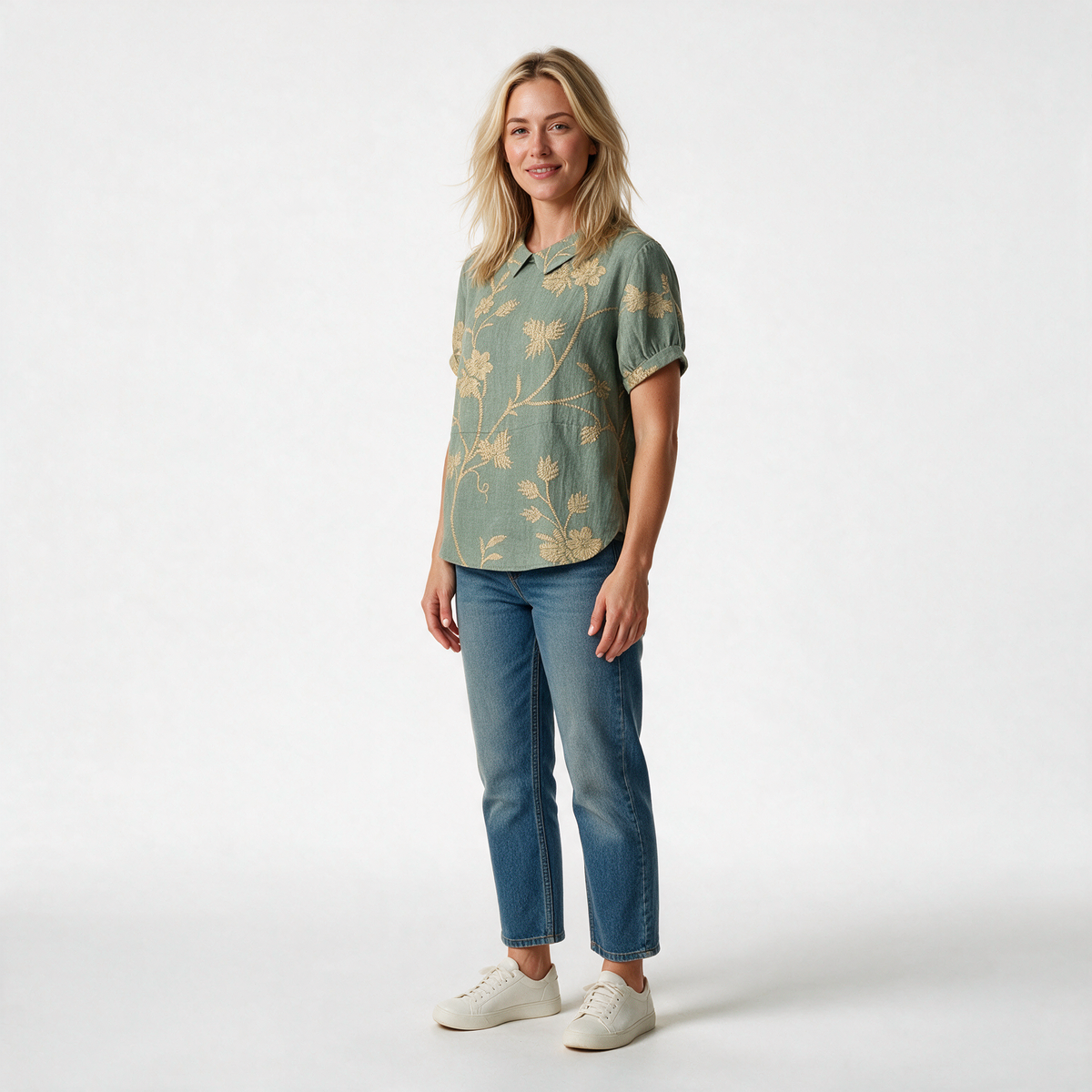 Women's  Elin Vintage Floral Blouse
